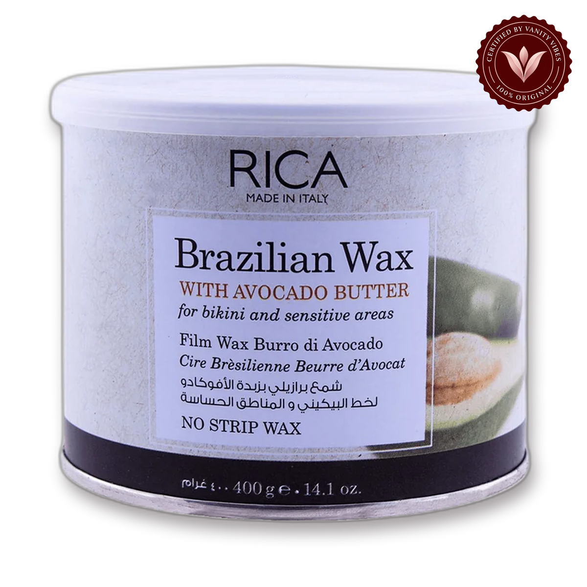 Rica Avocado Butter Brazilian Wax - For Bikini & Sensitive Areas Original — alternate product image