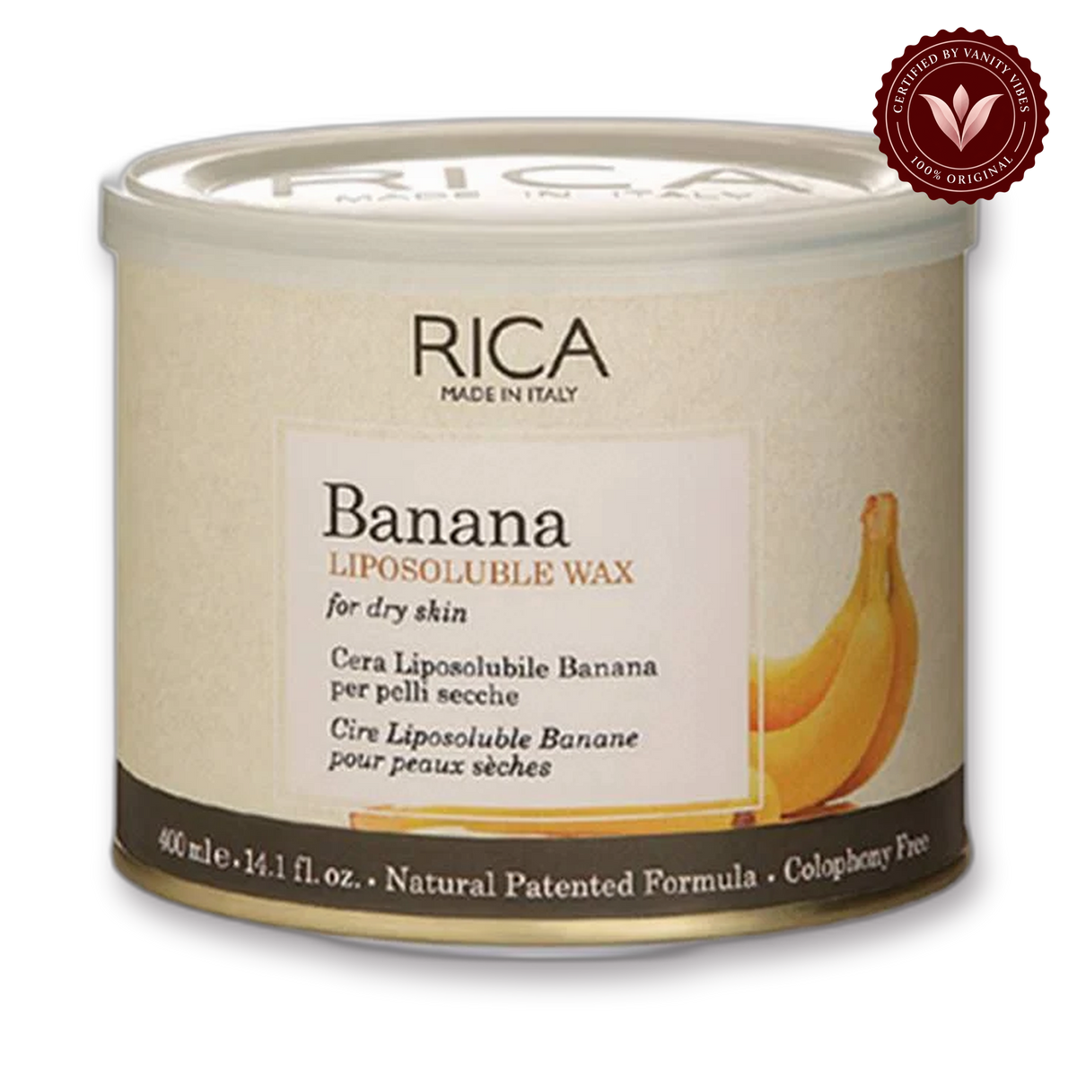RICA Banana Liposoluble Wax For Dry Skin 400 ml — alternate product image