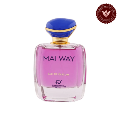FRAGRANCE DELUXE MAI WAY EDP 100ML bottle-only product view | Vanity Vibes Pakistan