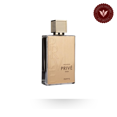 Riiffs Privé Gold Men's Eau de Parfum 80ml bottle