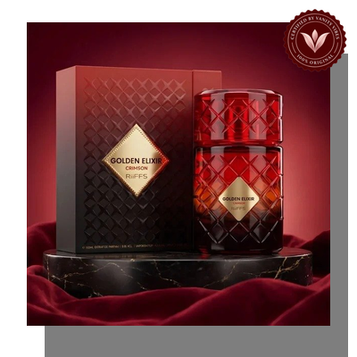 Golden Elixir Crimson by Riiffs 100ml Unisex Extrait de Parfum | Pakistan | Vanity Vibes image 3