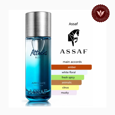 Asdaaf Attacks Blue 200ml alternate perfume view | Vanity Vibes Pakistan