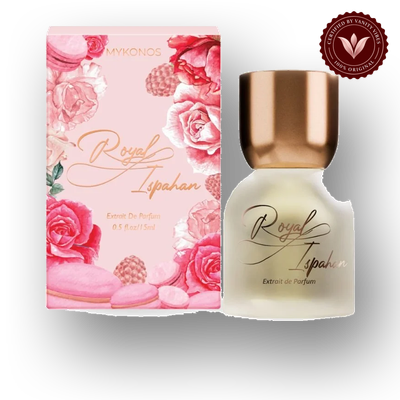 Mykonos Royal Ispahan 50ml distinct floral, fruity and softly warm fragrance view 3 | Vanity Vibes Pakistan