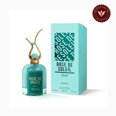 Riiffs Rose de Soleil Éclat 100ml perfume package and bottle | Vanity Vibes Pakistan