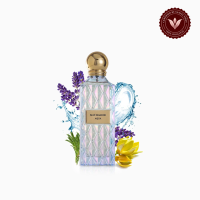 Ibrahim Al Qurashi Blue Diamond Aqua 200ml perfume alternate product view | Vanity Vibes Pakistan