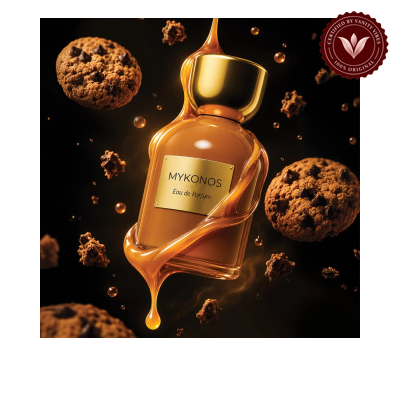 Mykonos Caramel Fudge Cookie 50ml alternate product view | Vanity Vibes Pakistan