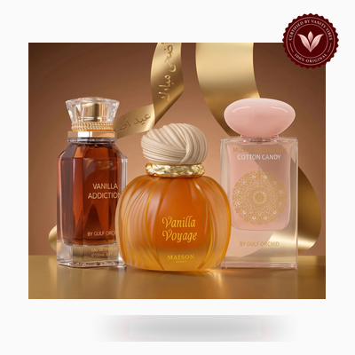 Gulf Orchid Fragrances THE SWEET EDIT source product view | Vanity Vibes Pakistan