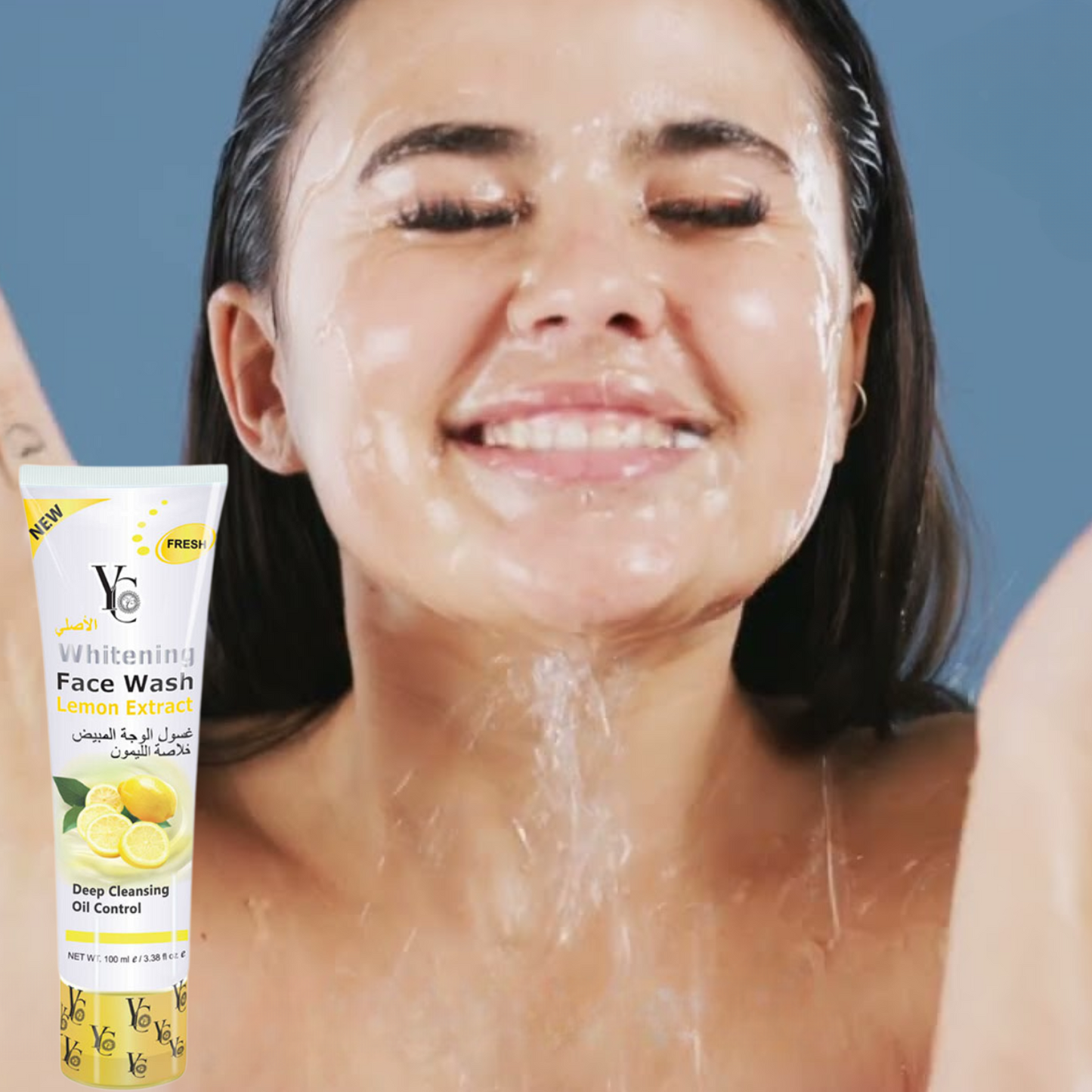 YC Whitening Face Wash with Lemon Extract 100 ml Brightening & Oil Control