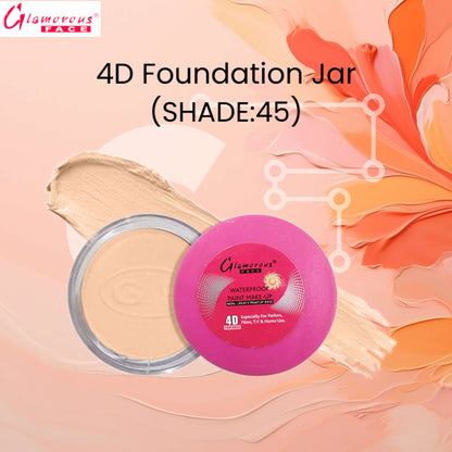 Glamorous Face 4D Foundation Jar (Shade:45)
