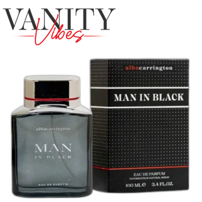 Alba Men in Black Eau de Parfum 100ml - Long Lasting Perfume for Men, Daily & Occasion Wear