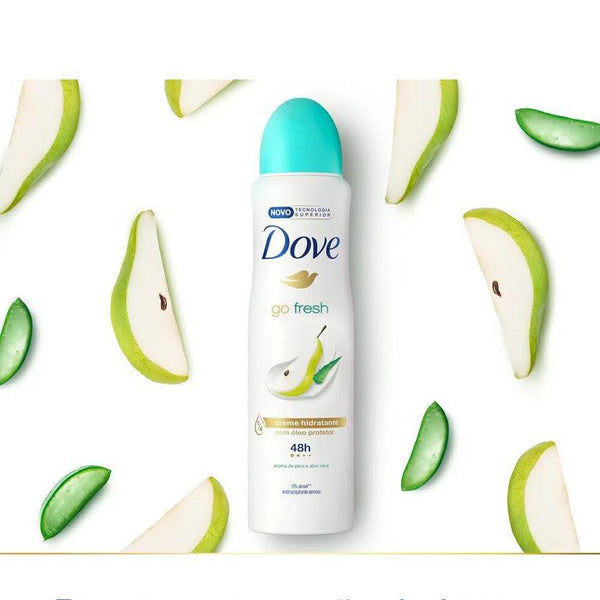 Dove Go Fresh Pear & Aloe Vera 48H Deodorant Spray 150 ml Refreshing Scent & Long-Lasting Protection
