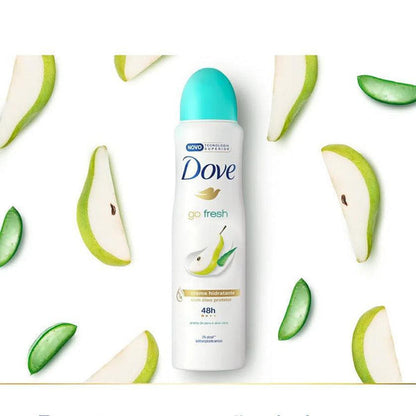 Dove Go Fresh Pear & Aloe Vera 48H Deodorant Spray 150 ml Refreshing Scent & Long-Lasting Protection