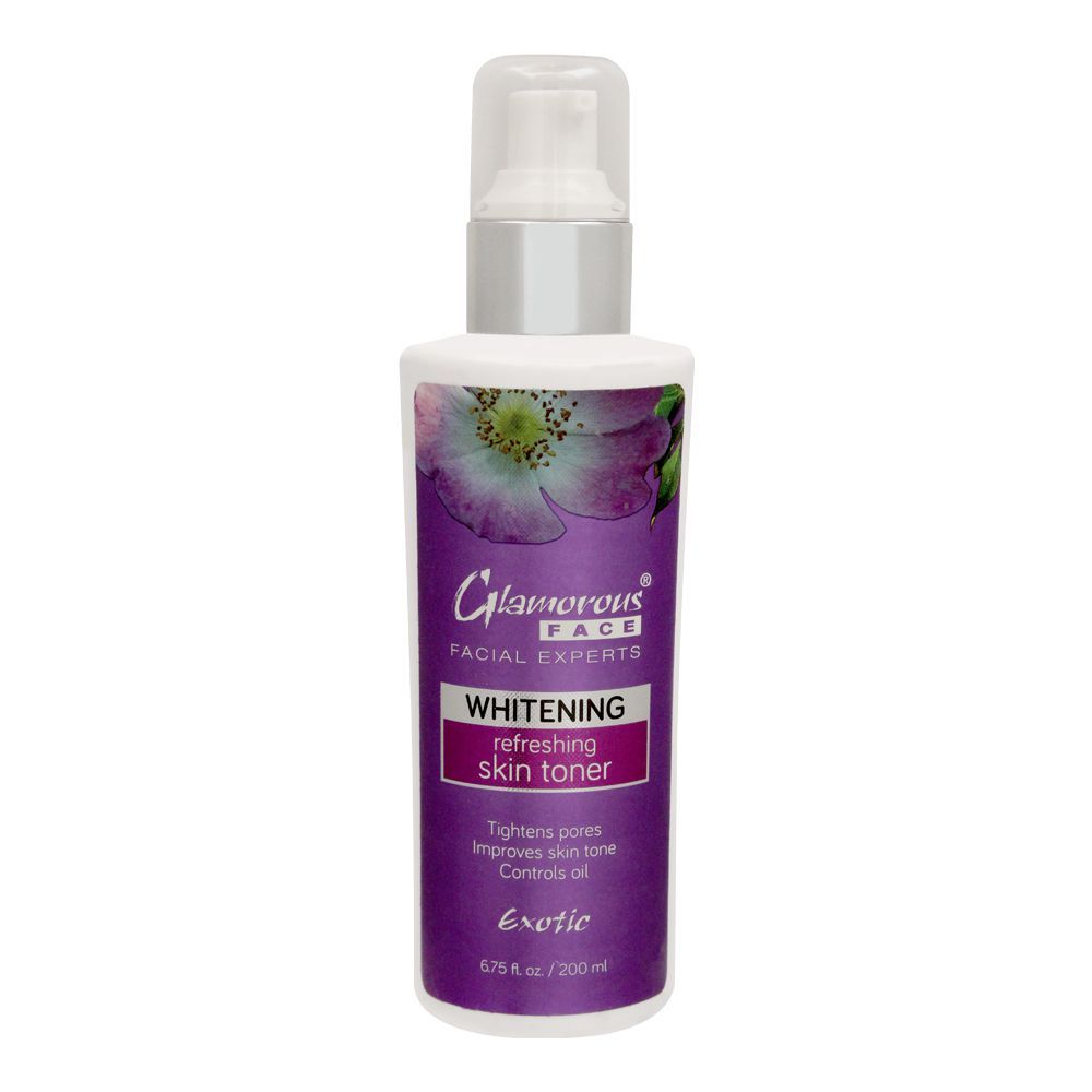 Glamorous Face Whitening Refreshing Skin Toner (Spray 200ML)