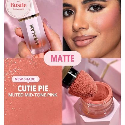 She Glam Sheglam Color Bloom Liquid Blush in Shade Cutie Pie 5.2 ml Natural Flush & Long-Lasting Glow