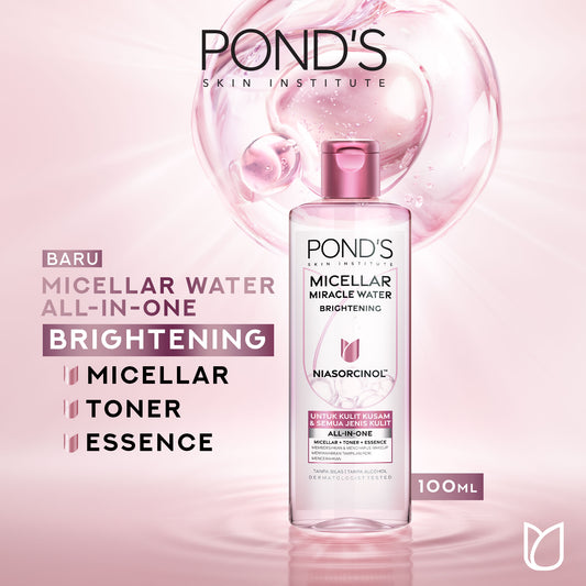 Pond's Skin Institute Micellar Miracle Water Brightening Niasorcinol  400ml