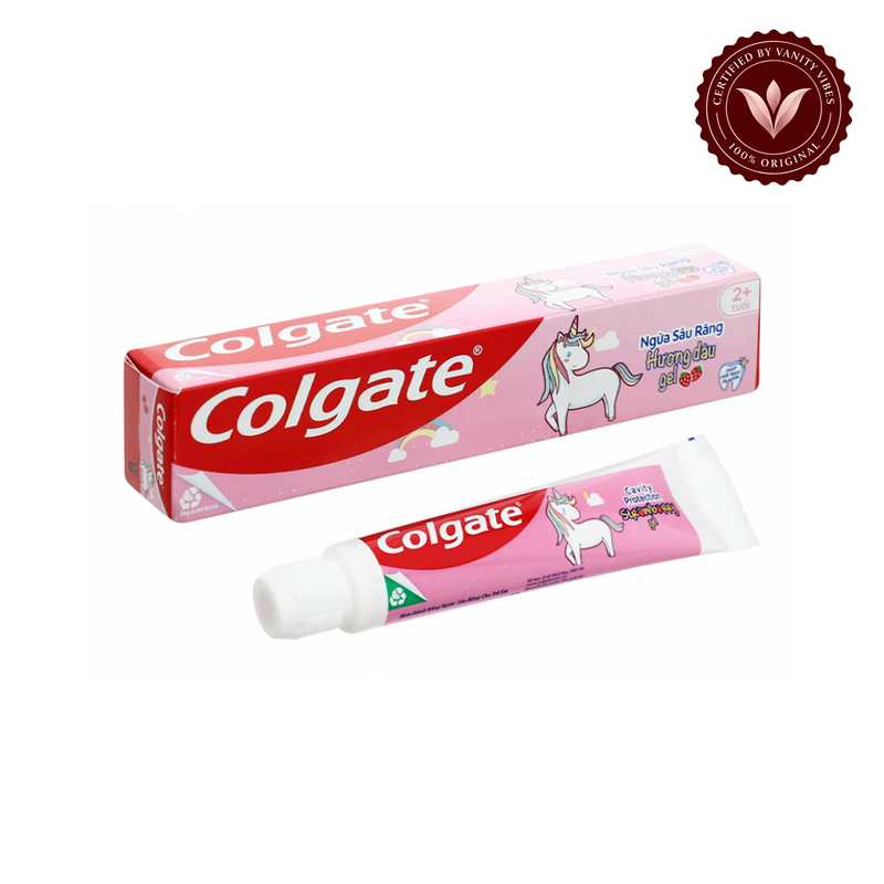 Colgate — Colgate Ngua Sau Rang Hurong Dau Gel 2+ Unicorn Toothpaste 40g Gentle Cavity Protection for Kids — image 2