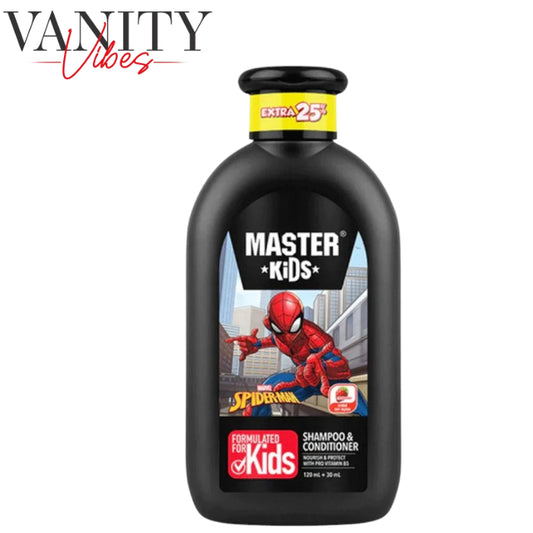 Master Kids Spiderman Hair Shampoo & Conditioner 150ml
