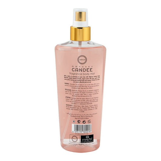 Armaf Odyssey Candee Fragrance Body Mist Special Edition 250ml - Long Lasting Sweet & Playful Women’s Perfume Spray