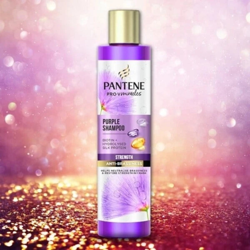 Pantene Pro-v Miracles Strength Purple Shampoo Anti-Brassiness 225ml