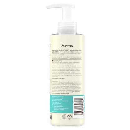 Aveeno Calm + Restore Gentle Nourishing Oat Face Cleanser 200ml Soothing & Hydrating Skin Care