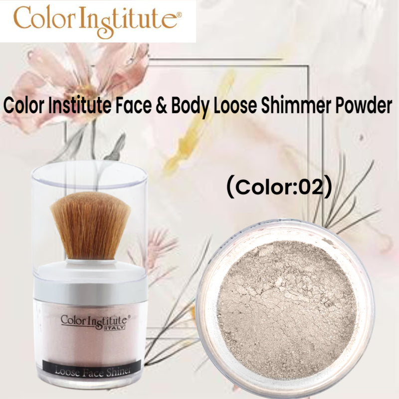 Color Institute Face & Body Loose Shimmer Powder (Color:02)