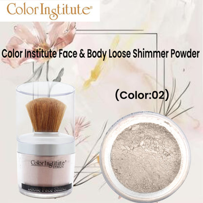 Color Institute Face & Body Loose Shimmer Powder (Color:02)