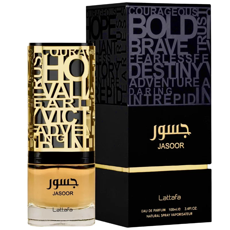 Lattafa Jasoor Eau De Parfum 100ml – Long Lasting Original Oriental Woody Unisex Fragrance for Men & Women