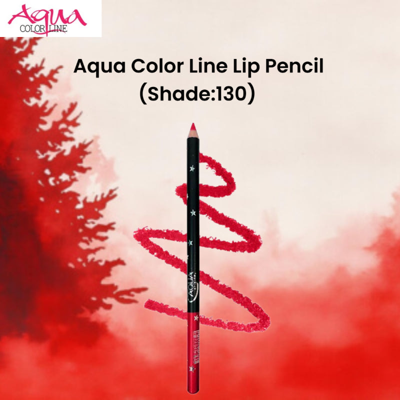 Aqua Color Line Lip Pencil (Shade:130)