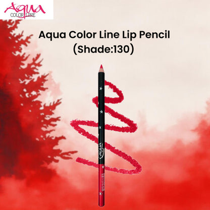 Aqua Color Line Lip Pencil (Shade:130)