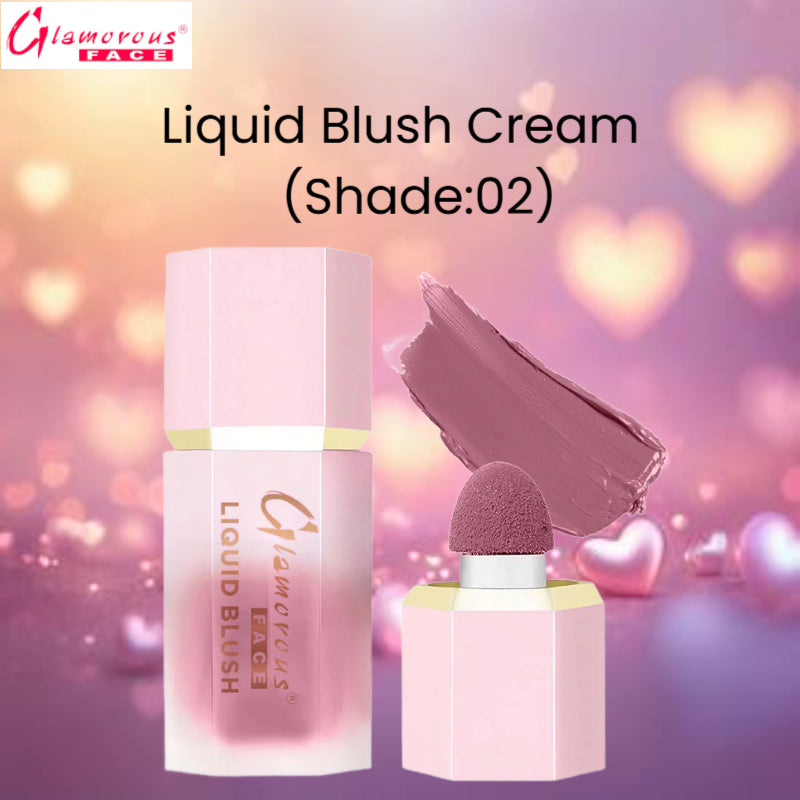 Glamorous Face Liquid Blush Cream (Shade:02)