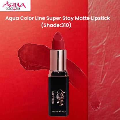 Aqua Color Line Super Stay Matte Lipstick (Shade:310)