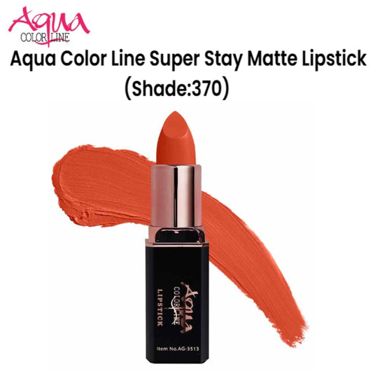 Aqua Color Line Super Stay Matte Lipstick (Shade:372)
