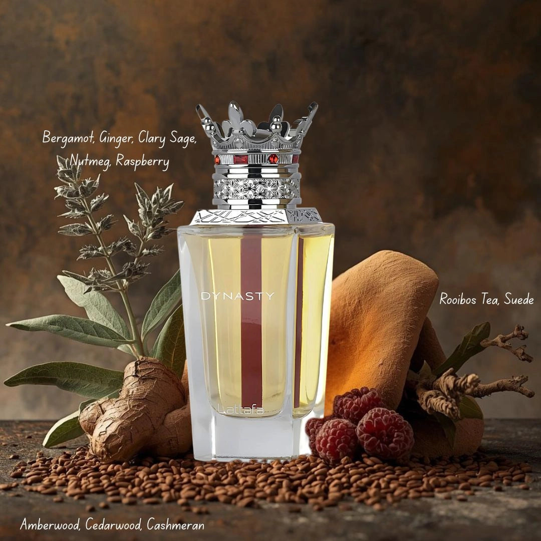 Lattafa Dynasty EDP 100ml - Long Lasting Unisex Perfume for Men & Women