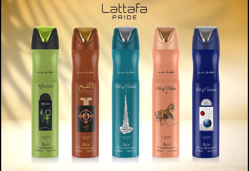 Lattafa Art Of Universe Air Freshener 300ml - Long Lasting Luxury Fresh Aromatic Room Spray for Home & Office