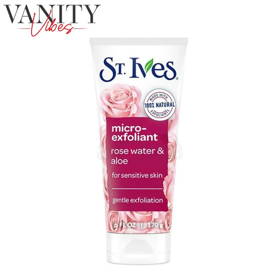St. Ives Rose Water & Aloe Micro Exfoliant for Sensitive Skin 170g