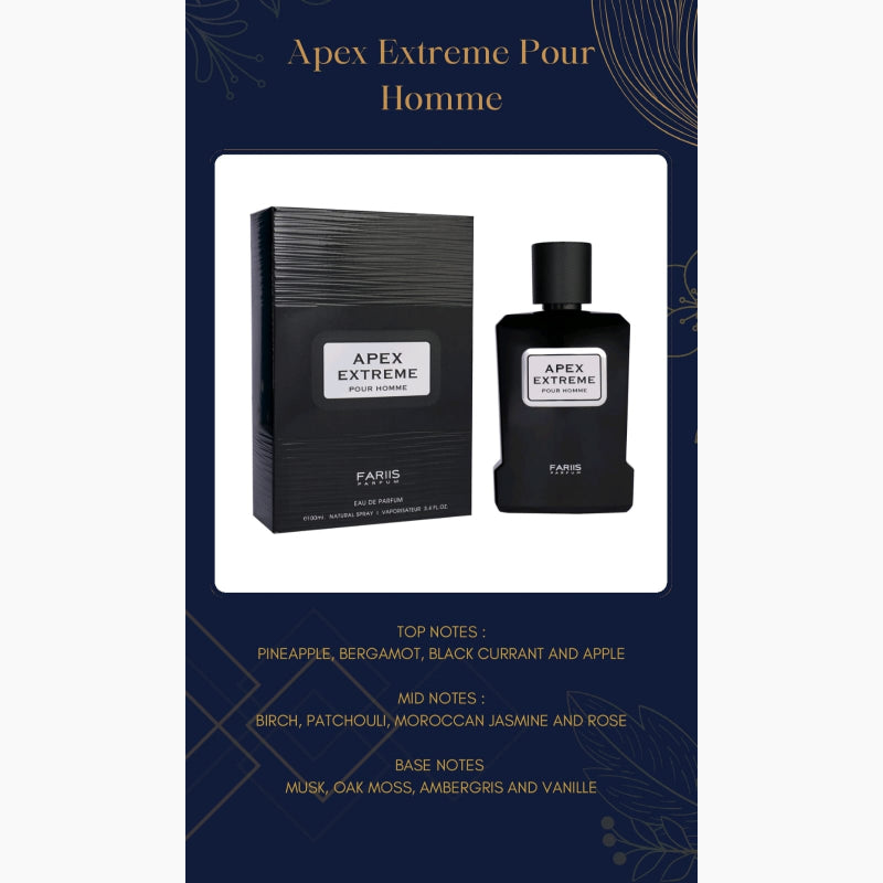 Faris Apex Extreme Pour Homme by Fariis Parfums EDP 100ml