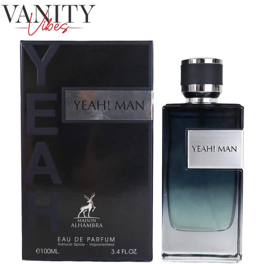 Yeah Man Eau De Parfum by Maison Alhambra 100ml Long-Lasting Fresh & Masculine Fragrance