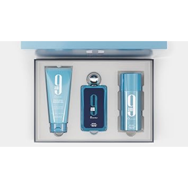 Gift Set 9 AM Dive by AFNAN Eau de Parfum 100ml + Deodorant 150ml + Shower Gel 150ml, Perfume Gift Set for Men & Women