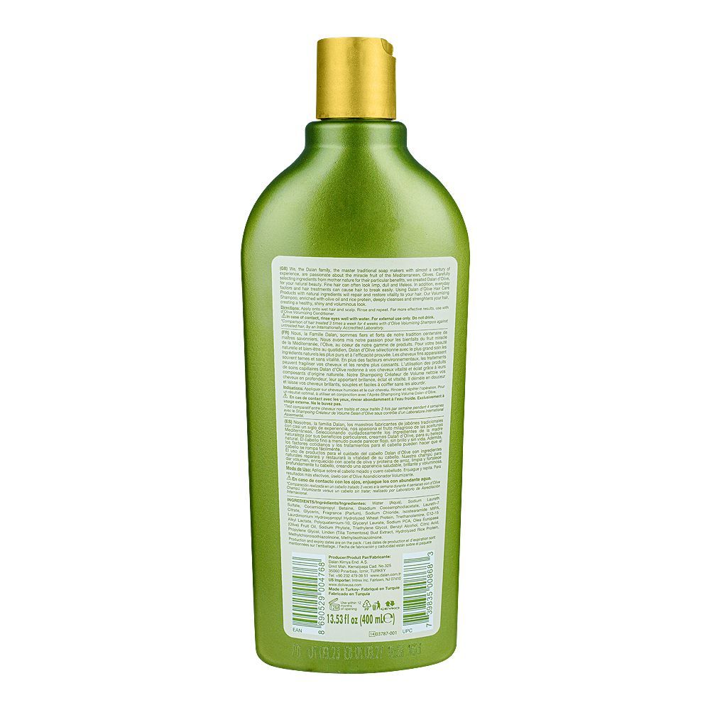 Dalan Olive Oil Nutrition Volumizing Shampoo 400ml