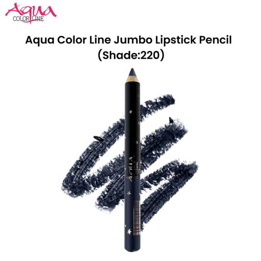 Aqua Color Line Jumbo Lipstick Pencil (Shade:220)