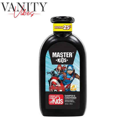 Master Kids Captain America Shampoo & Conditioner 150ml