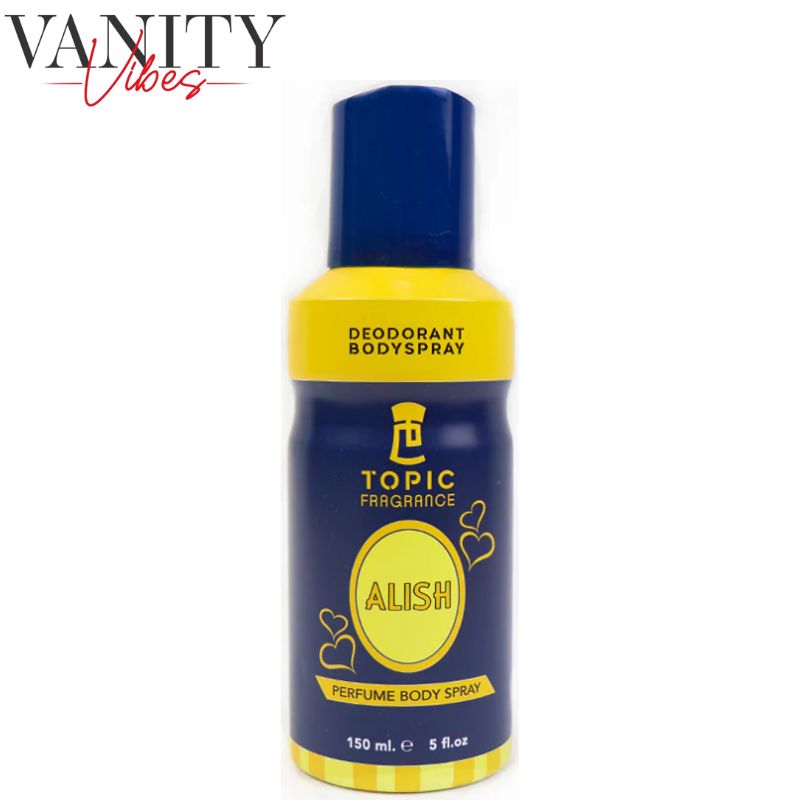 Topic Fragrance Alish Moment Perfume Body Spray 150ml Long-Lasting Elegant Scent
