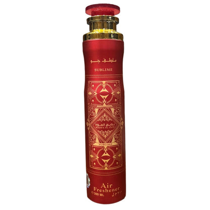 Lattafa Badee Al Oud Sublime Air Freshener 300ml – Long Lasting Luxury Oud Fruity Floral Room Spray for Home & Office