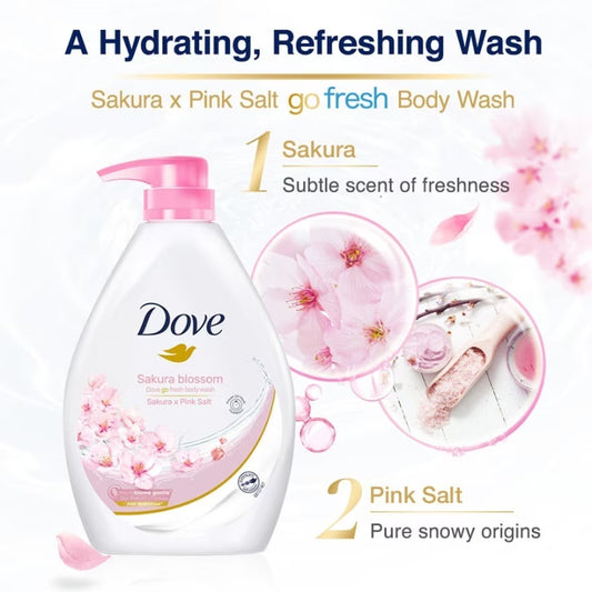 Dove Sakura Blossom Body Wash 1000 G