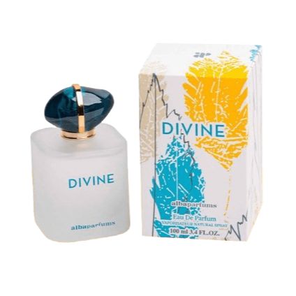 Alba Perfumes Albaparfums Divine Eau de Parfum 100ml - Long Lasting Original Elegant Unisex Fragrance for Men & Women