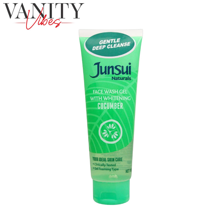 Junsui Cucumber Whitening Face Wash Gel With Whitening 100g
