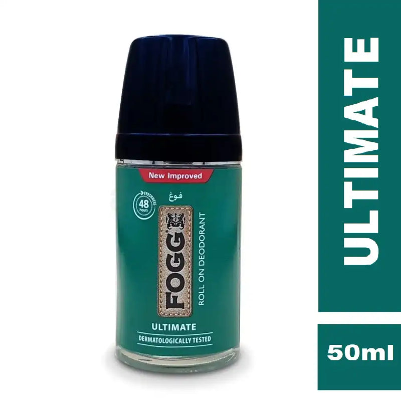 Fogg Ultimate Roll-On Deodorant 50ml New & Improved Long-Lasting Freshness