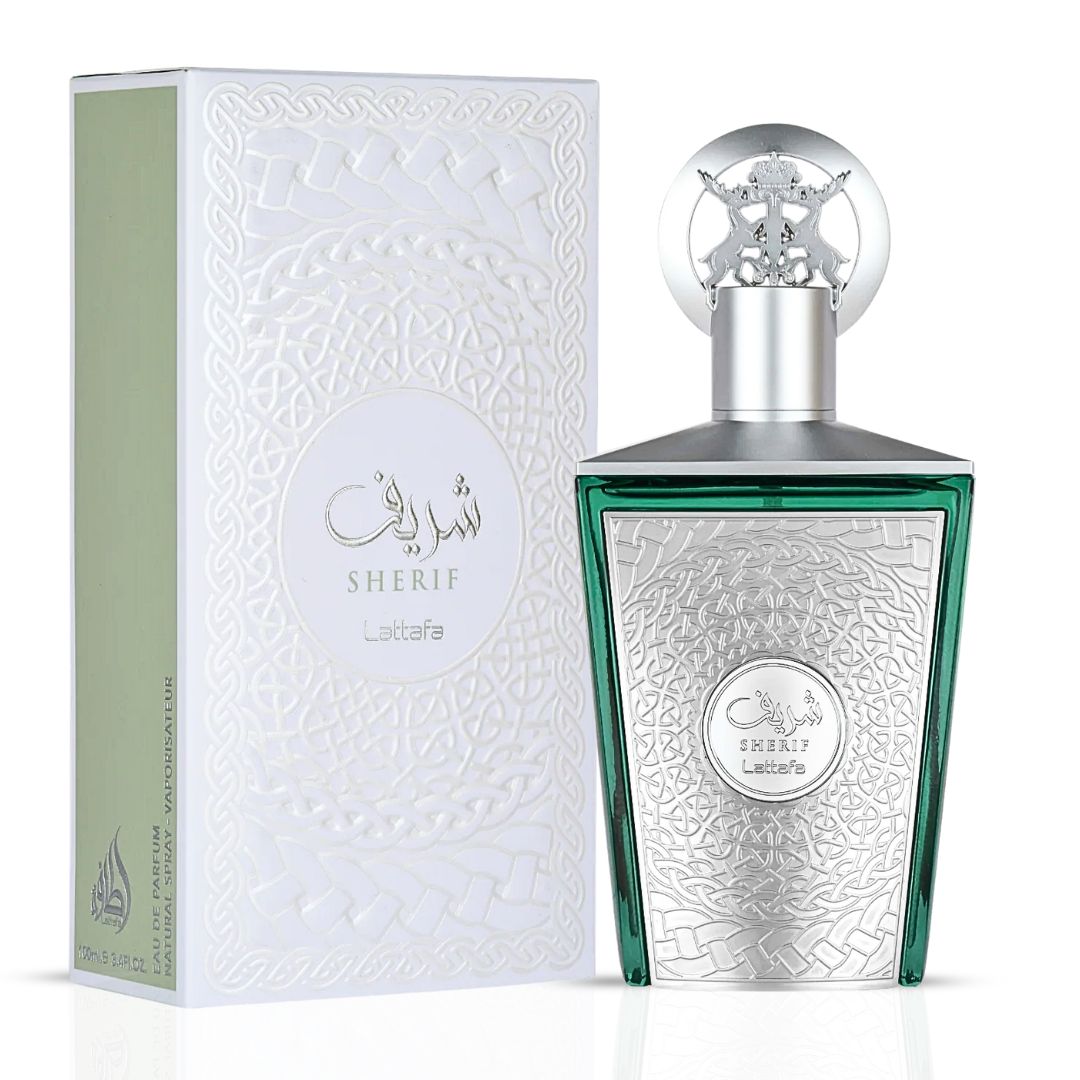 Lattafa Sherif Eau De Parfum 100ml – Long Lasting Oriental Woody Unisex Fragrance for Men & Women