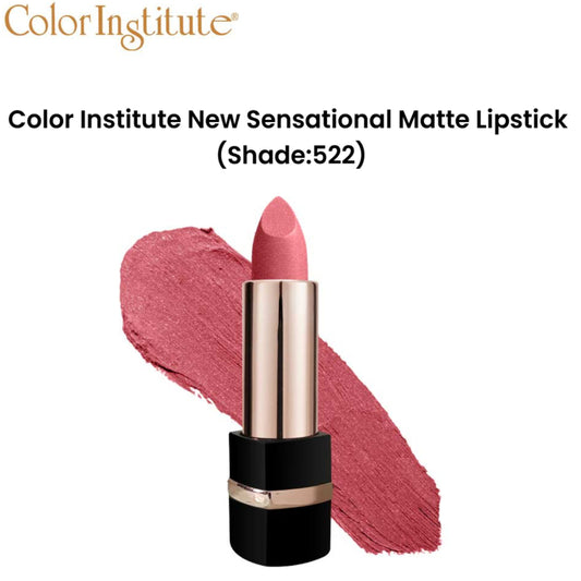 Color Institute New Sensational Matte Lipstick (Shade:522)