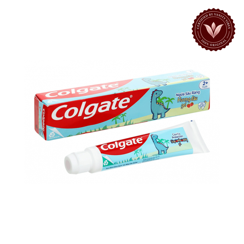 Colgate — Colgate Ngua Sau Rang Hurong Dau Gel 2+ Dinosaur Toothpaste 40g Gentle Cavity Protection for Kids — image 2